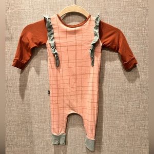 Girls Long Sleeve Rags to Raches Romper 12/18m